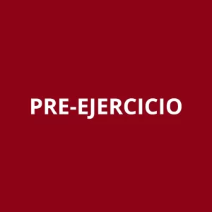 PRE-EJERCICIO